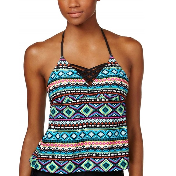 Hula Honey Other - NWT Hula Honey Strappy-Front Tankini Top Hula Honey Other - NWT Hula Honey Strappy-Front Tankini Top